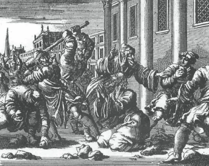 James the less son of alphaeus thrown from the temple and stoned