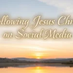 Following jesus christ on social media